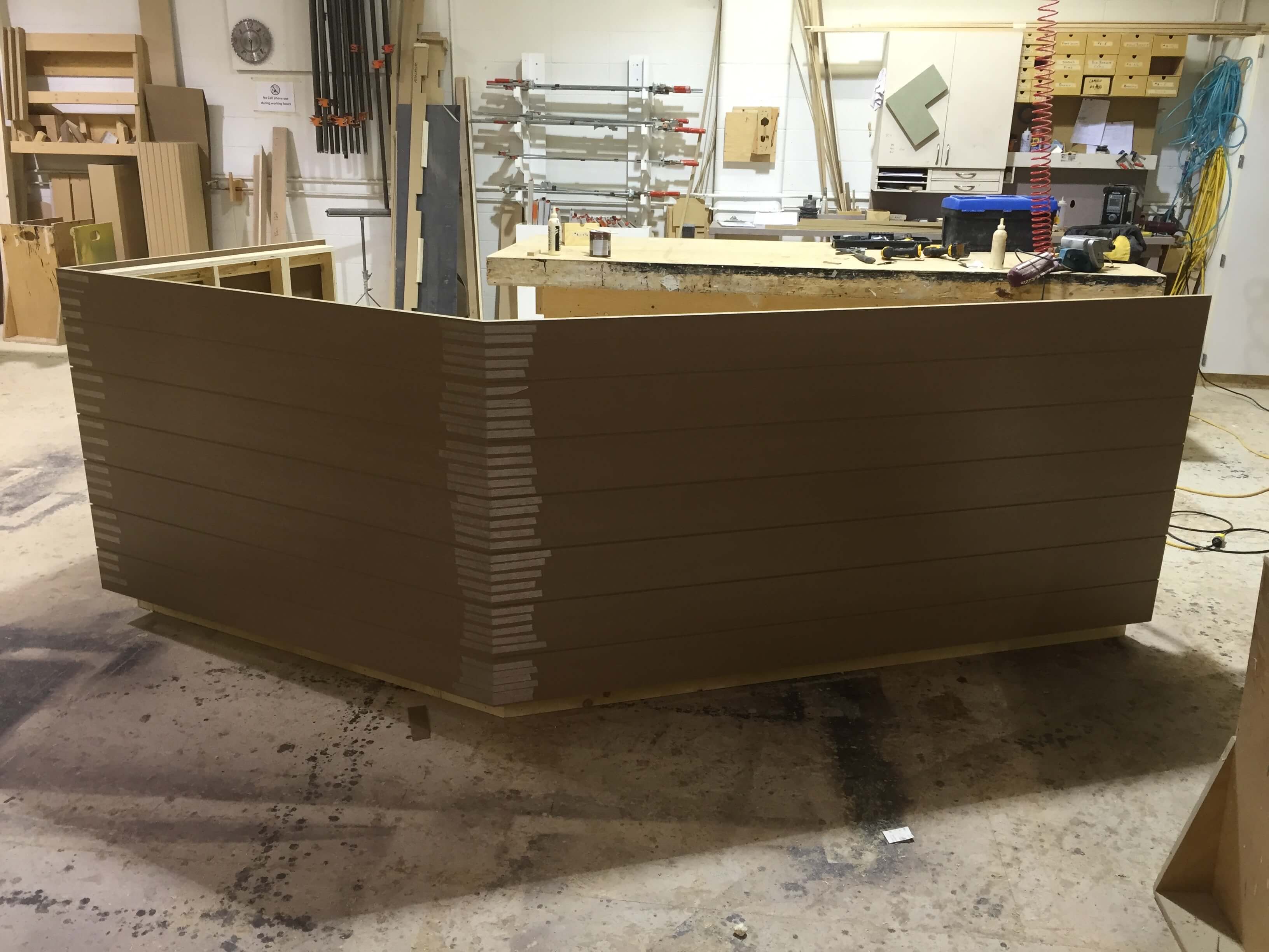 antic design commercial millwork install 10