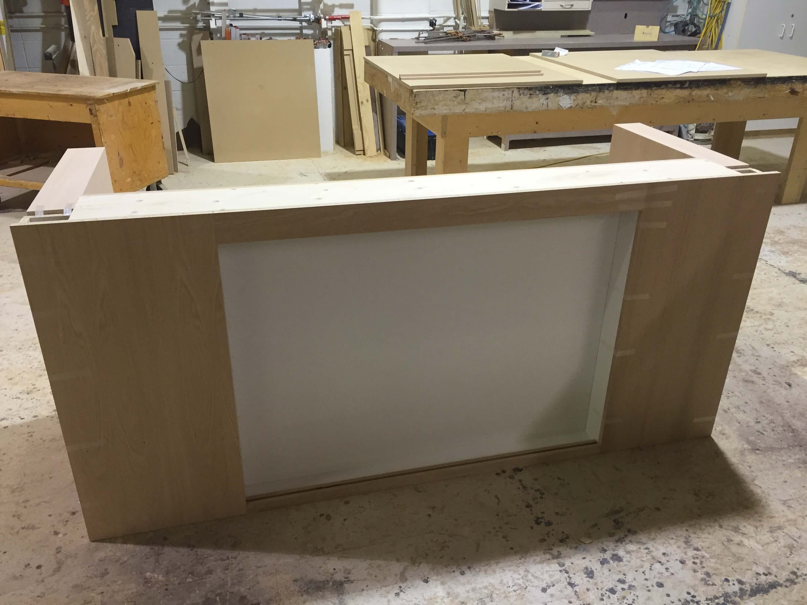 antic design commercial millwork install 9